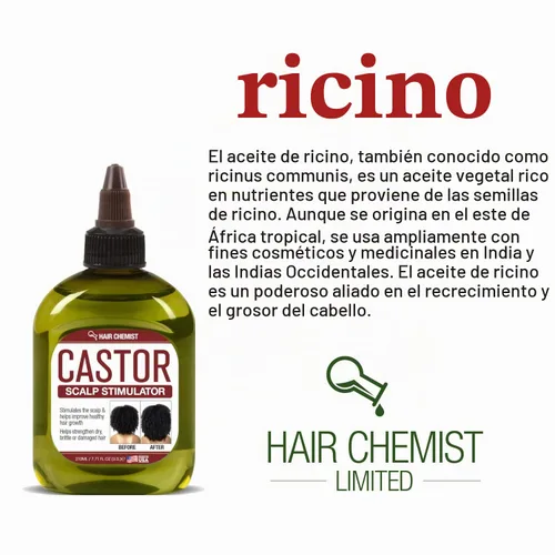 Vista 7 de Hair Chemist Pro-Growth - Estimulador de cuero cabelludo con aceite de ricino, 7.1 oz.