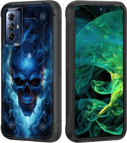 Vista 24 de Funda para Moto G Stylus 5G 2023, resistente de doble capa de policarbonato duro y silicona suave, resistente a prueba de golpes, funda protectora