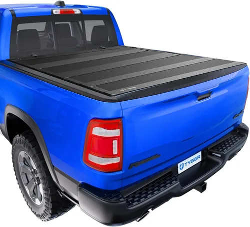 Vista 14 de Tyger Auto T1 Cubierta suave enrollable para caja de camioneta compatible con Dodge Ram 1500 2009-2018 y Classic 2019-2025, caja de 5 pies 7