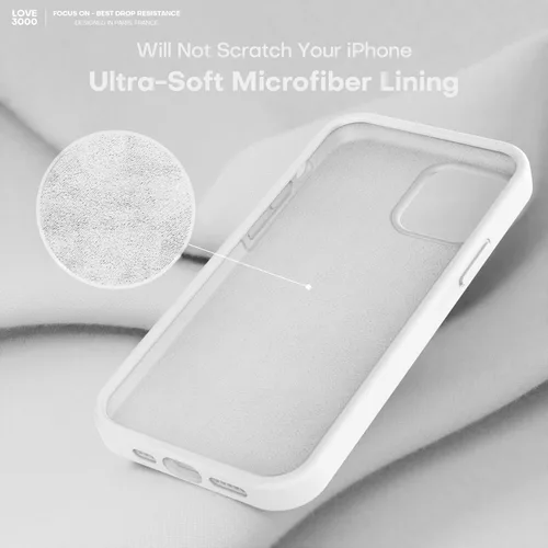 Vista 23 de LOVE 3000 Diseñada para Funda iPhone Air, Silicona Premium [Compatible con Magsafe][Forro de Microfibra Suave Anti-Rayones] Funda Protectora