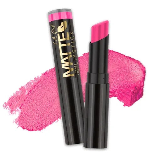 Vista 15 de L.A. Girl Lápiz labial mate de terciopelo plano, Bite Me GLC810