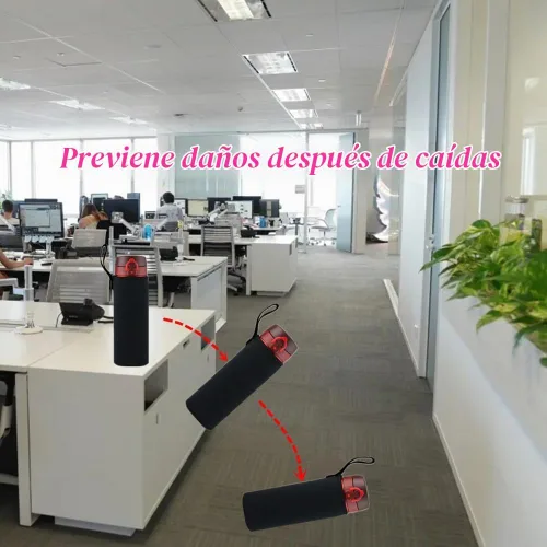 Vista 4 de Bolsa portadora para botella de agua de 25 onzas, funda para botella de agua, funda de neopreno de 24 onzas, accesorios para botellas de agua 24