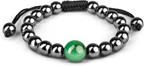 Vista 9 de Pulseras de cristal curativo para mujeres y hombres, espiritual, energía positiva y equilibrio, pulseras de cuentas de cristal natural hechas a mano