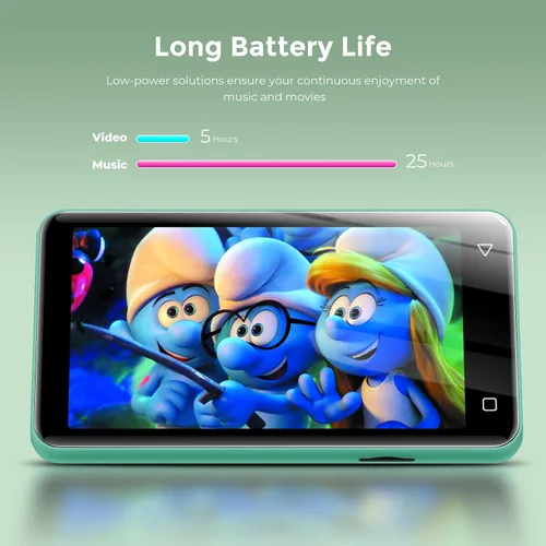 Vista 8 de innioasis Reproductor MP3 de 80 GB con Bluetooth y WiFi, reproductor de MP3 para niños con Spotify, Spotify Kids, Pandora, Audible, reproductor