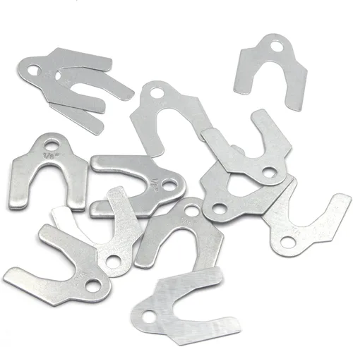 Vista 5 de ISPINNER Kit surtido de 48 piezas de alineación automática, cuñas universales de 1/64" 1/32" 1/16" 1/8" para ajustar partes del cuerpo o alineación