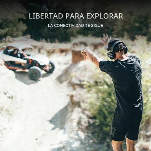 Vista 4 de Cardo Packtalk Edgephone para ORV - Paquete doble