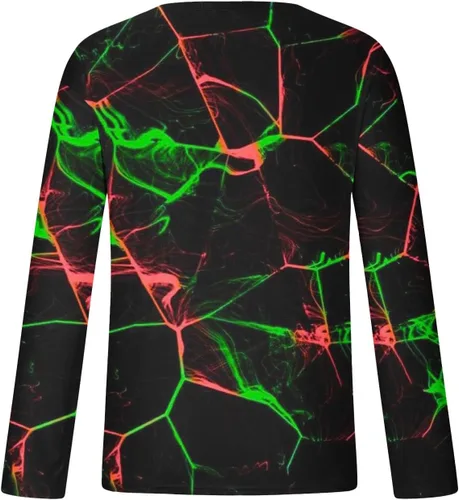 Vista 4 de Camisetas divertidas y divertidas con gráficos 3D para hombres, hombres y niños, ropa de calle a la moda, casual, elegante, sin botones