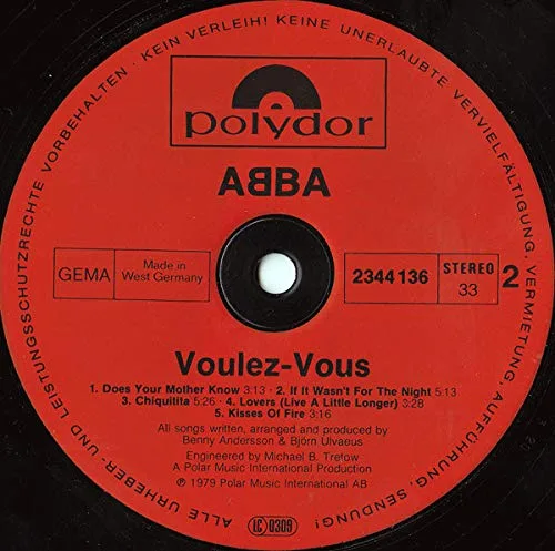 Vista 4 de ABBA - Voulez-Vous - Polydor - 2344 136, Polydor - 2344 136 99