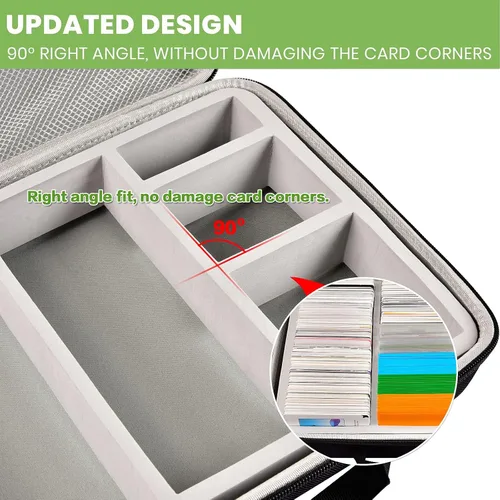 Vista 3 de ALKOO Estuche para tarjetas coleccionables, más de 2000 cartas para MTG Commander, para YuGiOh, para Magic The Gathering, para tarjetas contra