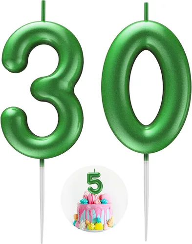 Vista 10 de Vela Azul Número 15 de Cumpleaños Velas 3D de Número para Pastel de Cumpleaños Decoración de Fiesta de Cumpleaños Suministros para Boda