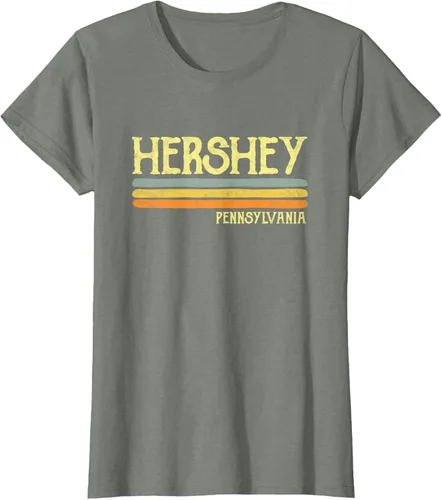 Vista 17 de Camiseta vintage de regalo de recuerdo de Hershey Pennsylvania PA, Negro, S