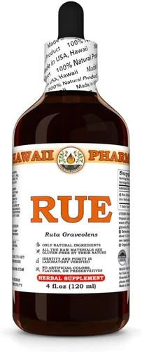 Vista 12 de Hawaii Pharm Rue (Ruta graveolens) Extracto líquido, tintura, suplemento de hierbas, fabricado en EE. UU., 2 onzas líquidas