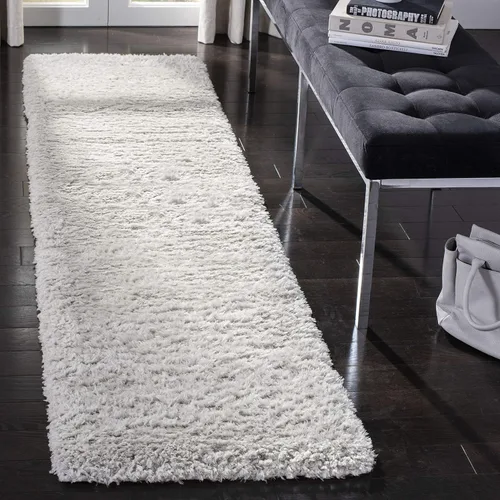 Vista 29 de SAFAVIEH Madrid Shag Collection - Alfombra decorativa, 4 x 6 pies, diseño liso, no desprende pelusa y de fácil cuidado, 1.6 pulgadas de grosor