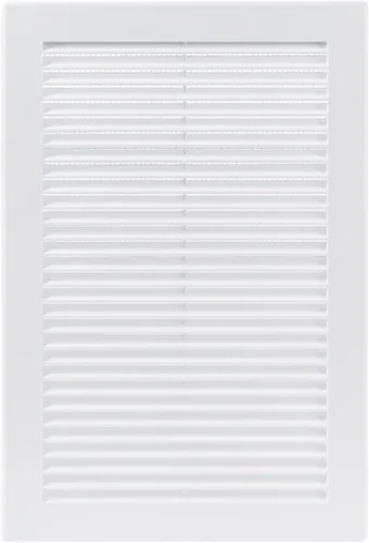Vista 36 de Medida de apertura de 3'' x 3'' pulgadas / Rejilla externa de ventilación cuadrada blanca con malla protectora - Registro de plástico ligero Blanco