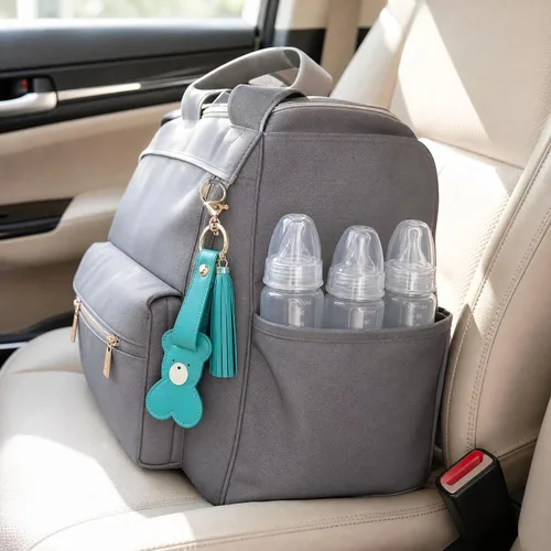 Vista 9 de DOITOOL 15 biberones desechables para bebés de 3.4 fl oz, botellas de plástico para leche para recién nacidos, con escamas de cuello transparente