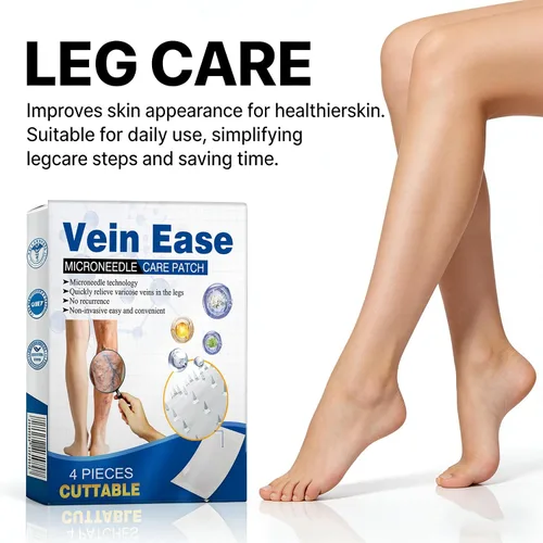 Vista 3 de Vein Ease Microdarts - Parche para el cuidado de las venas varicosas, 2 cajas para tratamiento profesional de venas varicosas para piernas, parche