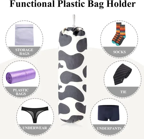 Vista 4 de TOGETRUE Organizador de Bolsas de Plástico, Dispensador de Montaje en Pared, Almacenamiento de Comestibles de Alta Resistencia, Soporte Colgante
