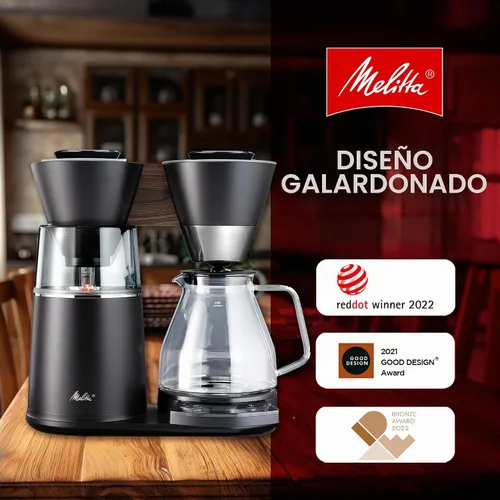 Vista 8 de Melitta Vision - Cafetera de goteo de 12 tazas, automática y programable