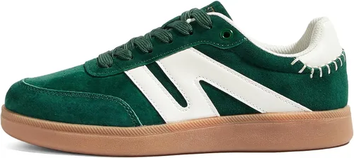 Vista 33 de LUCKY STEP Zapatillas de moda con suela de goma retro para mujer