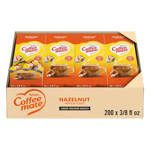 Vista 14 de Nestle Coffee mate Crema para café de sabor French Vanilla, crema líquida en envase individual, sin lácteos, sin refrigeración, 0.375 fl oz