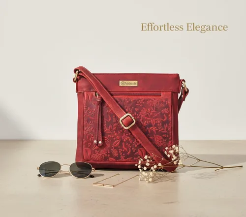Vista 30 de VALENCHI Real Genuine Leather Women's Crossbody Purse/Bag With Adjustable Strap