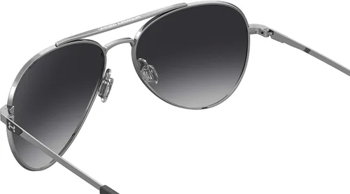 Vista 8 de Under Armour Gafas de sol UA Instinct Pilot para adultos, Rutenio Oscuro/Gris Polarizado