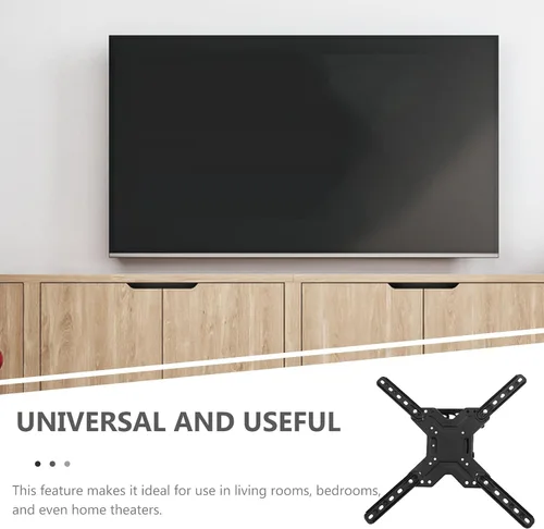 Vista 9 de Hemobllo Soporte telescópico de montaje en pared para televisores, pantallas grandes, giratorio, retráctil, de acero laminado en frío, soporte