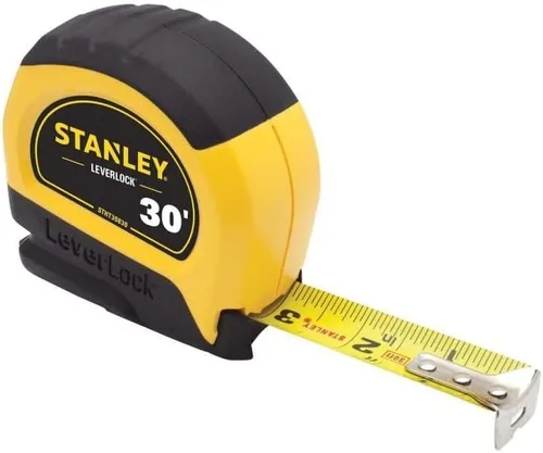 Vista 4 de Cinta métrica con palanca de traba marca Stanley