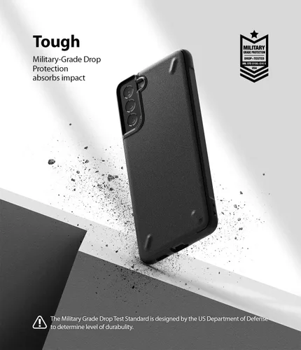 Vista 3 de Ringke Onyx - Carcasa para Samsung Galaxy S21 + Funda (6,7 pulgadas), compatible con Galaxy S21 Plus, antihuellas, antideslizante, agarre cómodo