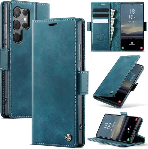 Vista 61 de Funda tipo cartera para Samsung Galaxy Z Fold 7 de piel con tarjetero y función atril, cierre magnético, bloqueo RFID, TPU a prueba de golpes, Negro