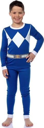 Vista 2 de INTIMO Power Rangers - Conjunto de pijama para niño, diseño clásico de Red Ranger