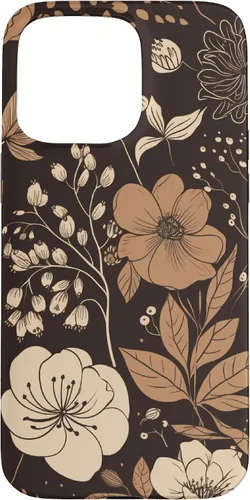 Vista 31 de Hazelnut Brown Wildflower Floral Flower Design Case for iPhone 17