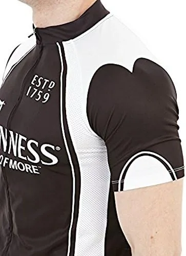 Vista 6 de Guinness - Camiseta de manga corta con cremallera completa y gráficos sublimados
