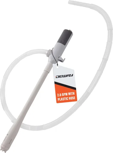 Vista 11 de Deway Bomba automática de transferencia de combustible con parada automática, funciona con batería AA, manguera extra larga de 39 pulgadas, bomba