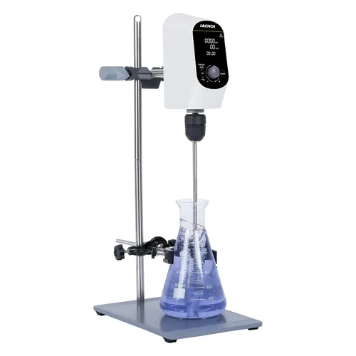 Vista 8 de Mezclador agitador eléctrico de arriba de 100-2000 RPM Max.20L (H₂O) Pantalla LCD Mezclador digital agitador superior 10000mPas Potente mezclador
