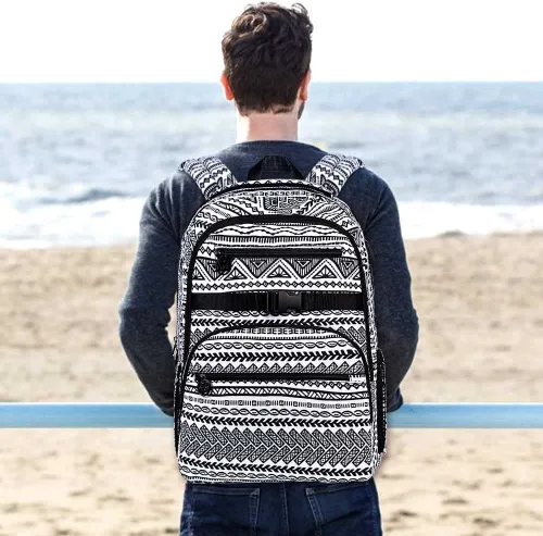 Vista 9 de Mochila para laptop, 16 pulgadas, resistente al agua, para escuela, universidad, bolsa antirrobo para adolescentes, niñas, niños, mujeres