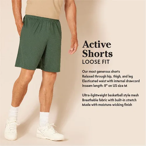 Vista 2 de Tienda Essentials Men's Performance Tech Loose-Fit Shorts (Available in Big & Tall), Pack of 2