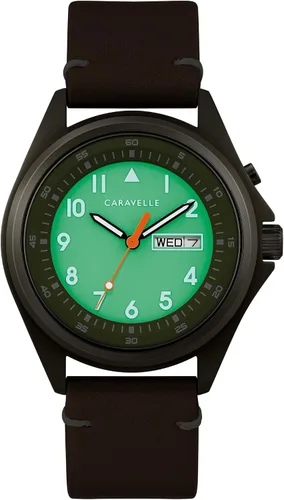 Vista 2 de Reloj de cuarzo tradicional de 3 manecillas para hombre con fecha, con luz, acero inoxidable, 1.575 in