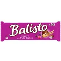 Vista 2 de Balisto 10 Barres Chocolatées Fruits des Bois 6.53 oz