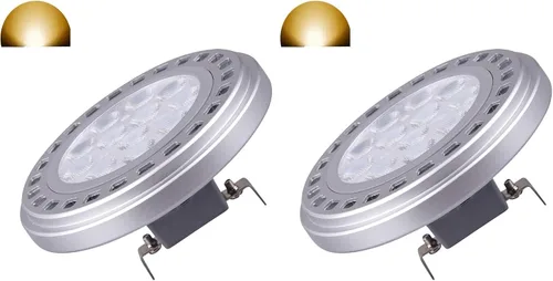Vista 8 de QLEE Bombilla LED AR111 reflector G53 Spot Light 15W 30 ° Beam ángulo de visión blanco cálido 3000 k SMD 15LEDs AC DC 12V Spotlight Track Light