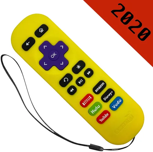 Vista 2 de Amaz247 MLK247 Control remoto de repuesto para reproductor multimedia de Roku 4, Roku 3, Roku 2, Roku 1, (HD, LT, XS, XD). No admite Roku Stick