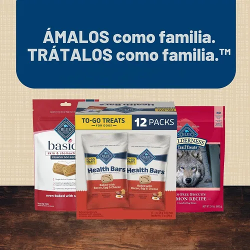 Vista 8 de Blue Buffalo Health Bars - Mini galletas para perros con huevo y queso