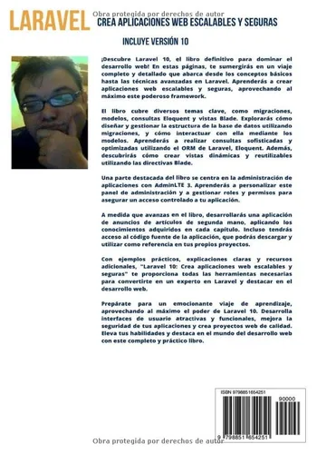Vista 2 de LARAVEL CREA APLICACIONES WEB ESCALABLES Y SEGURAS (Spanish Edition)