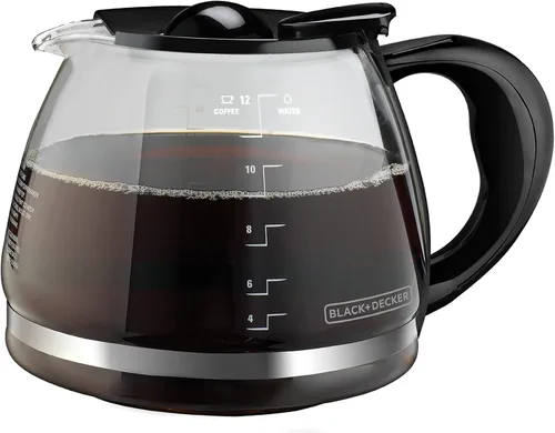 Vista 8 de BLACK+DECKER - Jarra de repuesto TC1200B 12 tazas, Cristal, N/A, Negro