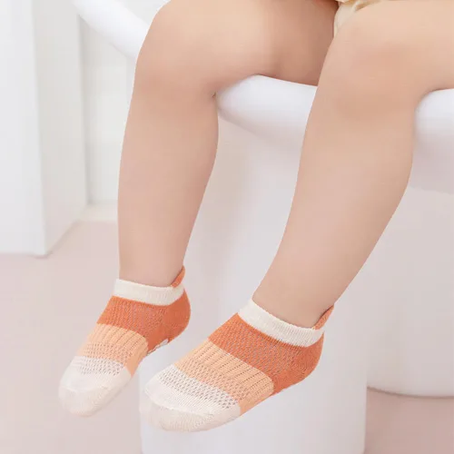 Vista 4 de Calcetines antideslizantes de algodón para bebés y niñas pequeñas