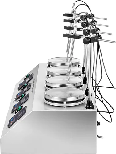 Vista 4 de Magnetic Stirrer for Laboratory with Adjustable Speed and Temperature Digital Display Magnetic Mixer with Hot Plate and Stir Bar Digital(4)