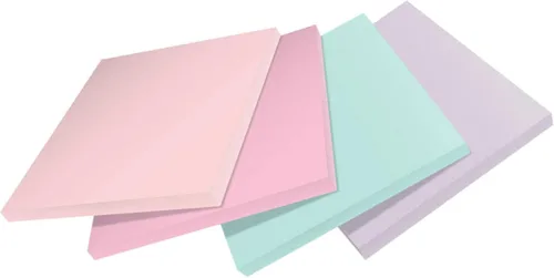 Vista 13 de Post-it - Notas superadhesivas de papel 100% reciclado, 3 x 3 pulgadas, 24 blocs, 70 hojas por bloc, pasteles Wanderlust, suministros de regreso a