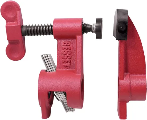 Vista 6 de BESSEY BPC-H12, abrazaderas de tubo de 1/2 pulgada estilo H - Increíblemente versátiles, fáciles de ensamblar, abrazadera de taller indispensable