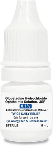 Vista 3 de HealthCareAisle Gotas para Alivio de la Picazón y el Enrojecimiento en los Ojos - Solución Oftálmica de OlopaTADINA Clorhidrato USP, 0.1% - 5mL