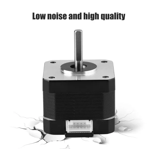Vista 7 de Motor paso a paso 42BYGH34, bipolar 4- 12V 1.3A 0.30Nm motor paso a paso con cable conector, ángulo de paso de 1.8 grados, motor paso a paso